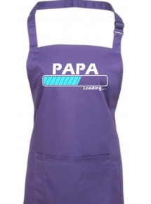 Kochschürze, Papa Loading, Farbe purple