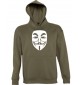 Kapuzen Sweatshirt  Anonymous Maske