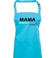 Kochschürze, Mama Loading, Farbe turquoise